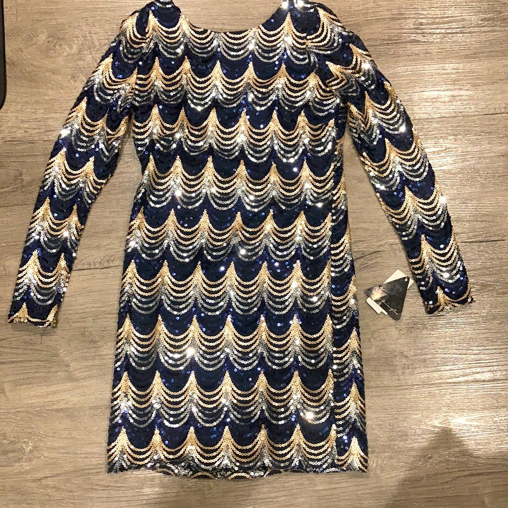 City Triangles Sequins Bodycon Dress